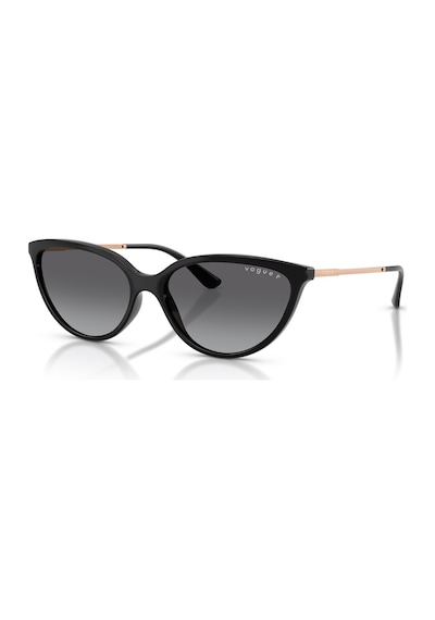 Vogue Vo 5672s W44t3 57 Kadın Polarize Cat Eye Degrade Siyah Kemik Güneş Gözlüğü Siyah