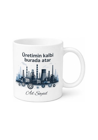 Dilovası Sanayi Ruhu Kocaeli Hatırası Çay Kupası Hediye Bardak Beyaz / Çok Renkli
