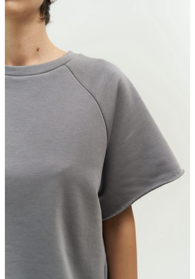 Mai Collection Mai Studios Co. Vero Duman Crop Eşofman Takım Füme