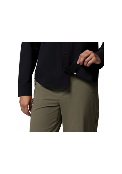 Columbia Silver Ridge Elite Woven Kadın Uzun Kollu Gömlek-9297 Siyah