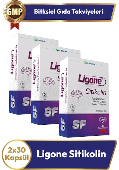 Ligone Sitikolin 30 Kapsül 3 Adet