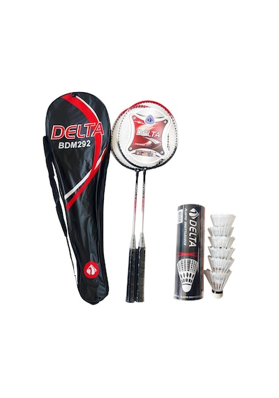 2 Adet Badminton Raketi + Badminton Çantası + 6 Adet Badminton Topu Seti