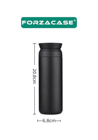 Forzacase Paslanmaz Çelik 500 Ml Sıcak Soğuk Tutan Çay Kahve Su El Termosu - Fc942 Yeşil Yeşil