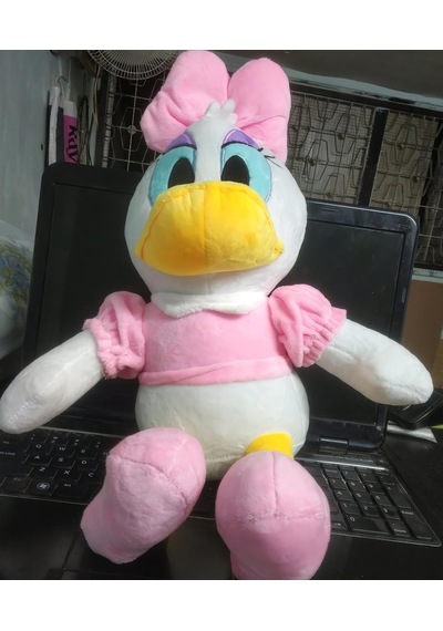 İthal Soft Kumaş Xl Boy Donald Duck & Daisy Duck Peluş Oyuncak Uyku & Oyun Arkadaşı Çeşitleri 60 Cm. Pembe