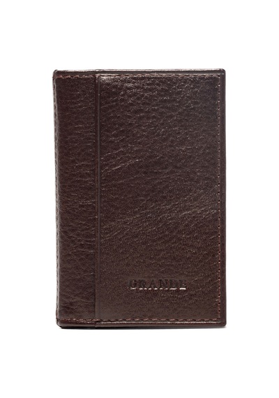 Kahve Cüzdan & Kartlık Unisex 825 Grande Deri Cüzdan Kartlık kahverengi