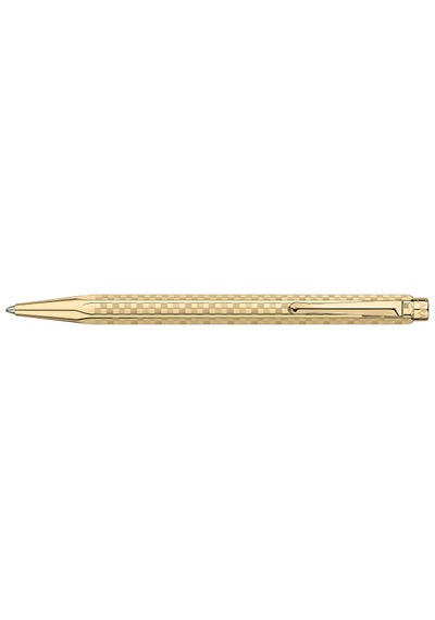 Caran D'ache Ecridor Tükenmez Kalem Damier Gold 898-568 Sarı