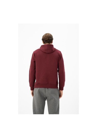 AR-MA Arma Erkek Kanguru Cepli Kapüşonlu Sweatshirt K24254928701 Bordo