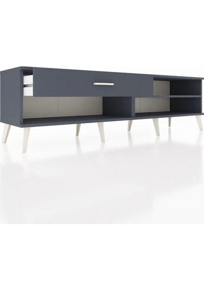 Hyperion Tv Ünitesi Tek Raflı Tek Çekmeceli 176x44x51 Antrasit-antrasit/antrasit Antrasıt/antrasıt Hyperion Tv Ünitesi Tek Raflı Tek Çekmeceli 176x44x51 Antrasit-antrasit/antrasit Antrasıt/antrasıt