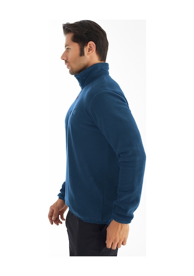 CROZWİSE POLAR YARIM  FERMUARLI SWEAT TURKUAZ MAVİ Çok Renkli