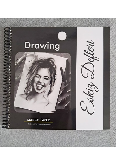 Eskiz Defteri, Çizim Defteri , Sketchbook 20cm X 20cm