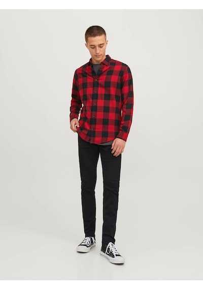 Jack & Jones Erkek Jjıglenn Jjıcon Jj 177 50sps Noos Jean Pantolon Siyah Denim