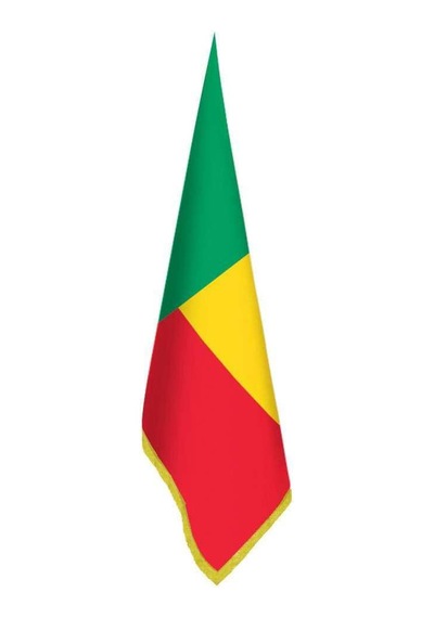 Benin Bayrağı -ofis-makam-toplantı Odaları - Saçaklı Makam Bayrağı 1