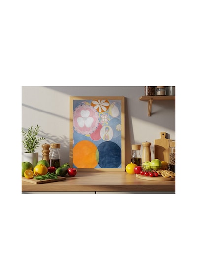 Hilma Af Klint On Büyük No.2 Çocukluk Çerçevesiz Poster 30x42 Cm A3 Tablo Soyut Sanat Duvar Dekoru