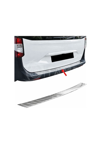 Ford Tourneo Courier Krom Arka Tampon Üstü Koruma 2024 P.çelik