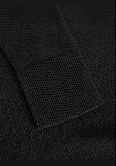 Jack & Jones Kadin Bogazli Uzun Kollu Kazak - Ada 12258813 Black Siyah