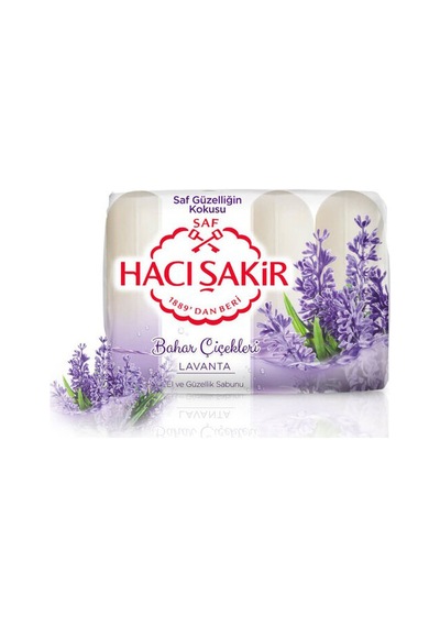 Hacı Şakir Güzellik Sabunu Lavanta 4x70 G Diğer