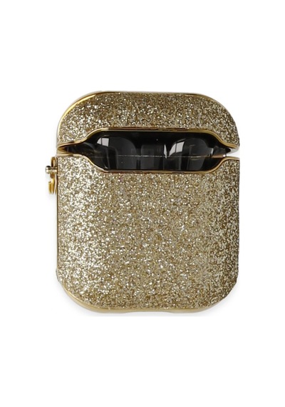 Newface - 580 - Apple AirPods Uyumlu 2 2.nesil Spell Simli Kılıf - Kmrsfres - - Gold