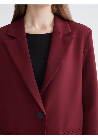 Lcwaıkıkı Classic Kırmızı Kadın Blazer Ceket