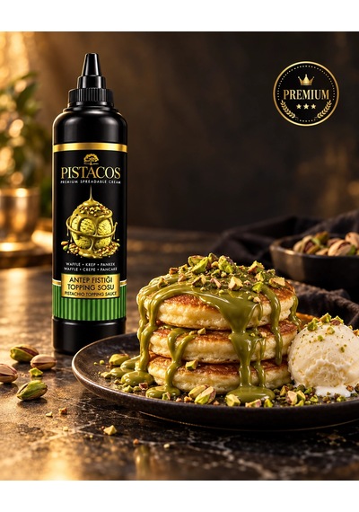 Pistacos %10 Antep Fıstığı Topping Sosu 1 Kg