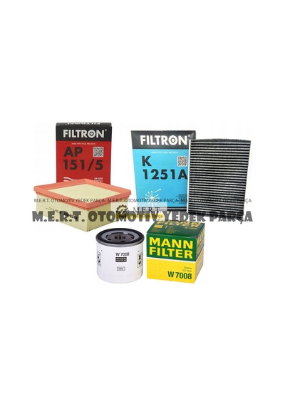 Ford Fiesta 1.25 Filtre Bakım Seti (2008-2016)