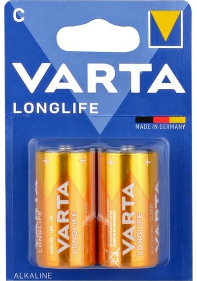 Varta 4114 Longlife Orta Boy C Pil 2'li