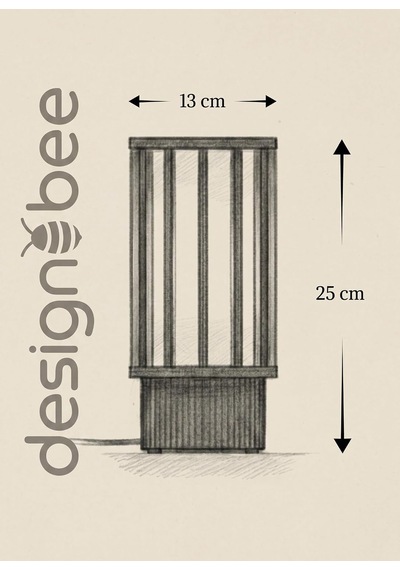 Designobee Metris, Modern Abajur Masa Lambası, Gece Lambası Çok Renkli