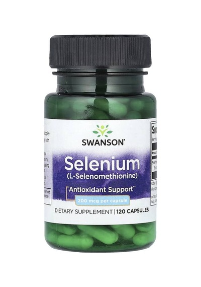 Swanson Vitamins, Selenium, 200 Mcg, 120 Capsules