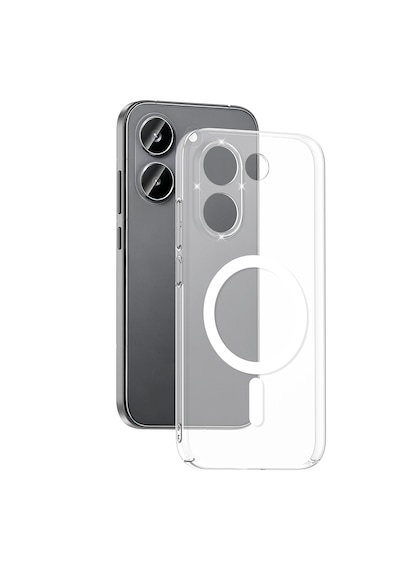 Xiaomi Poco X8 Pro Kamera Korumalı M-safe Şarj Özellikli Şeffaf London Sert Pc Kapak