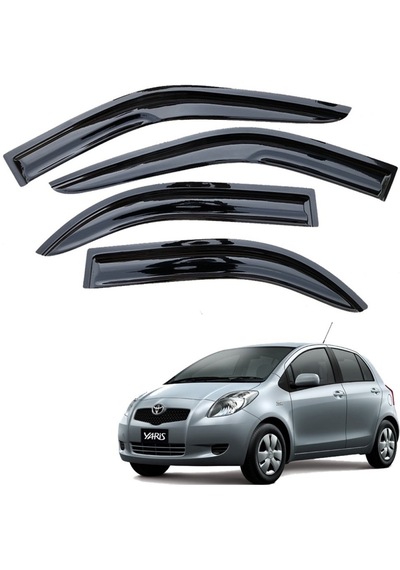 Toyota Yaris 2006-2012 Uyumlu Mugen Tip Cam Rüzgarlığı 4 Lü