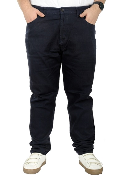 Mode Xl Büyük Beden Erkek Gabardin Pantolon 5 Cep Doğa Classic 22920 Lacivert Lacivert