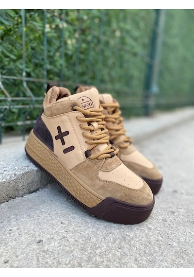 Guja 23k359-7 Kadın Sneakers Günlük Giyim Camel