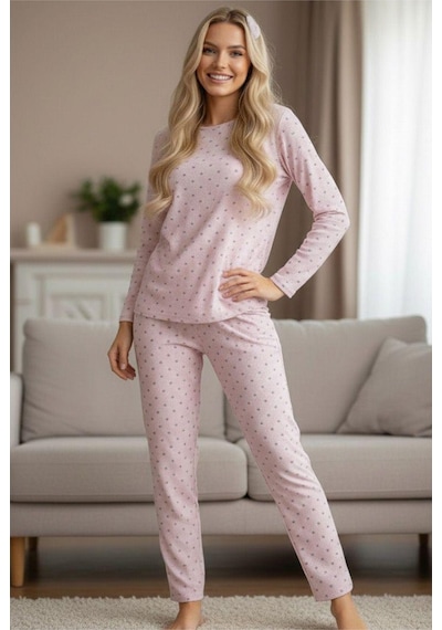 Siyah İnci Mevsimlik İnce Bisiklet Yaka Örme Pijama Takım 7979 Çizgili Kalp Siyah İnci Mevsimlik İnce Bisiklet Yaka Örme Pijama Takım 7979 Çizgili Kalp