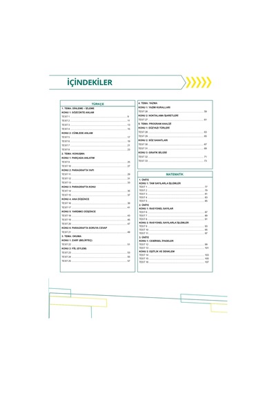 8. Sınıfa Hazırlık Tüm Dersler Yaz Tatil Kitabı Dijital Çözümlü S