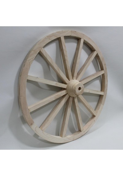 Otantik Çarşı Ahşap At Arabası Tekeri 90 Cm