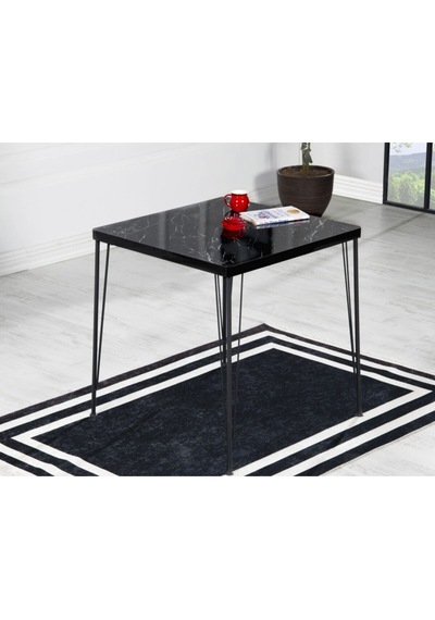 Avvio Ekru 2 Kişilik Yemek Masası Takımı-mutfak Masası Takımı-siyah Mermer Görünümlü 70x70 Oval Kenar Siyah Mermer Avvio Ekru 2 Kişilik Yemek Masası Takımı-mutfak Masası Takımı-siyah Mermer Görünümlü 70x70 Oval Kenar Siyah Mermer