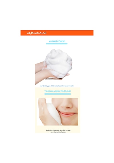 Missha A'PIEU Deep Clean Sertleşmiş Ciltler için Nemlendirici Yüz Yıkama Köpüğü 130 ML