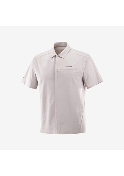 Salomon Xplratıon Ss Shırt M Etherea// Erk Gömlek Lc2438500 Ekru