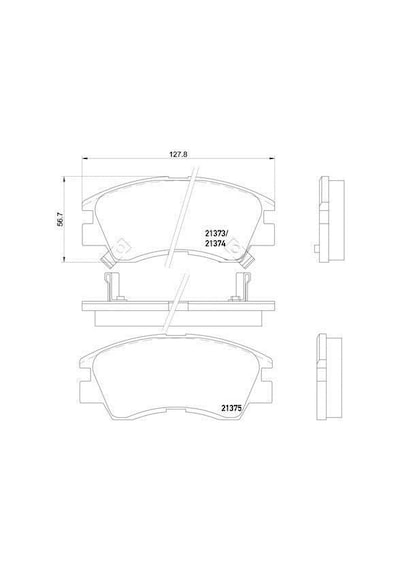 Mitsubishi L300 Ön Fren Balata 1998-2012 Mr389526 Mga55297 2.5