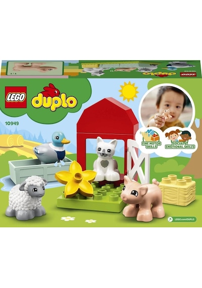 LEGO® Duplo 10949 Town Çiftlik Hayvanı Bakımı 11 Parça
