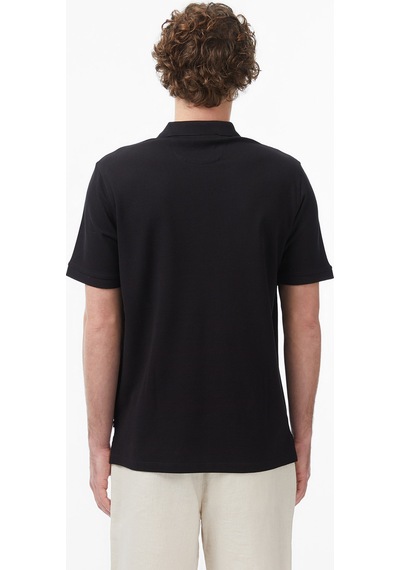 Nautica Erkek Siyah Regular Fit Polo Yaka T-shirtdüzk65002t