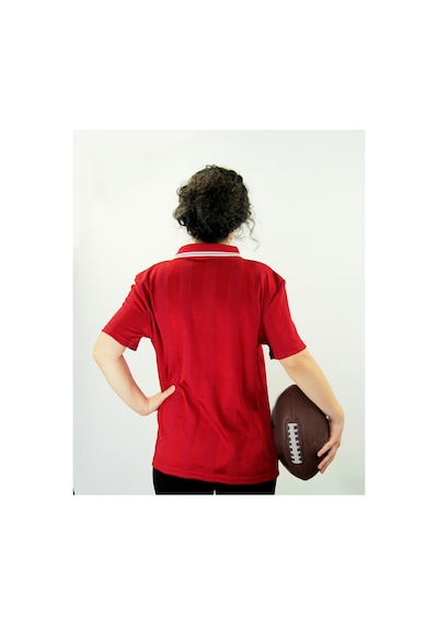 Urbantrendstore Rugby Tasarımlı Günlük Rahat Kullanım Casual Tişört Kırmızı Kısa Kol Urbantrendstore Rugby Tasarımlı Günlük Rahat Kullanım Casual Tişört Kırmızı Kısa Kol
