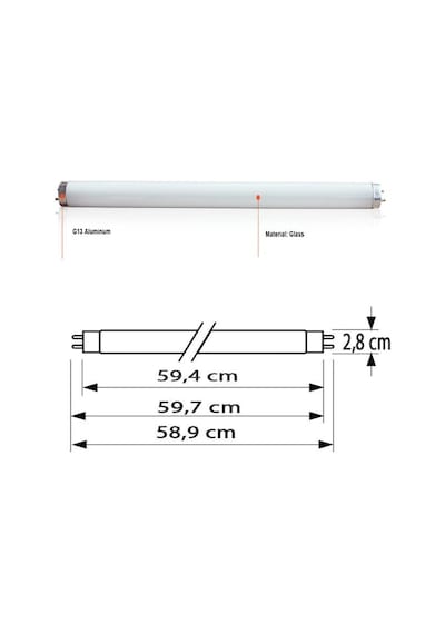 Philips Master Tl-D 18W T8 Snow White Floresan Ampul 60 CM Kar Be
