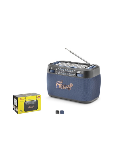 Fepe Fp395s Bluetooth Fm Radyo Usb Tf Aux Solar Şarjlı Taşınabilir Kamp Hoparlör