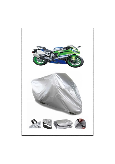 Kawasaki Nınjazx-4rr40.yıl Gri Su Geçirmez Kalitesi Motosiklet Örtüsü