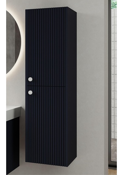 Denko Marsilya 40 Cm Mat Lacivert Banyo Çamaşır Boy Dolabı Antrasit Denko Marsilya 40 Cm Mat Lacivert Banyo Çamaşır Boy Dolabı Antrasit
