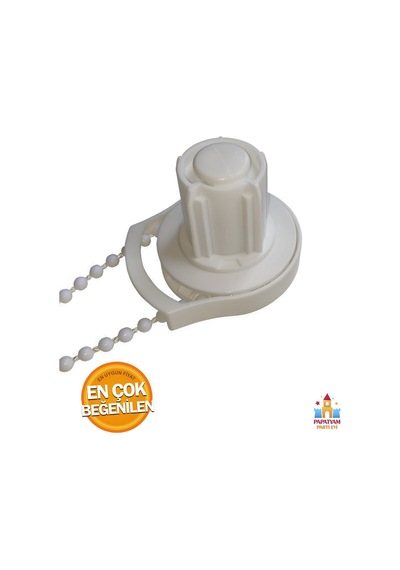 Mekanizmalı Zebra Perde Makarası - Stor Perdeler İçin Yüksek Kaliteli Standart Kasa 32mm 2'li Pake Bej