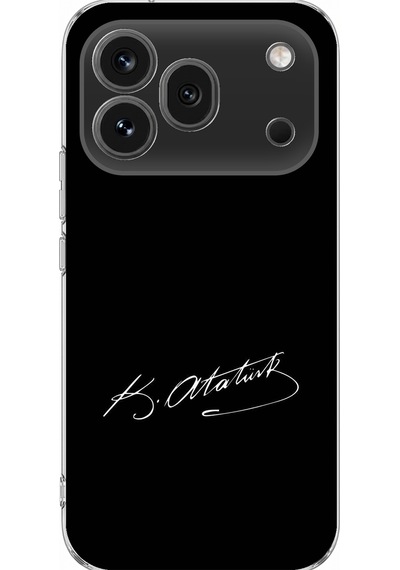 Honor 600 Pro Uyumlu Atanın İzi İmza Baskılı Silikon Kılıf Renkli