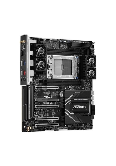 Asrock TRX50 WS WIFI 6E AMD TRX50 WS 7600 MHZ (OC) DDR5 Soket AM5 Extended ATX Anakart