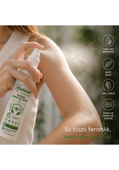 Defonat Bitkisel Sinek Sivrisinek Ve Kene Kovucu Koruyucu Sprey 150 Ml