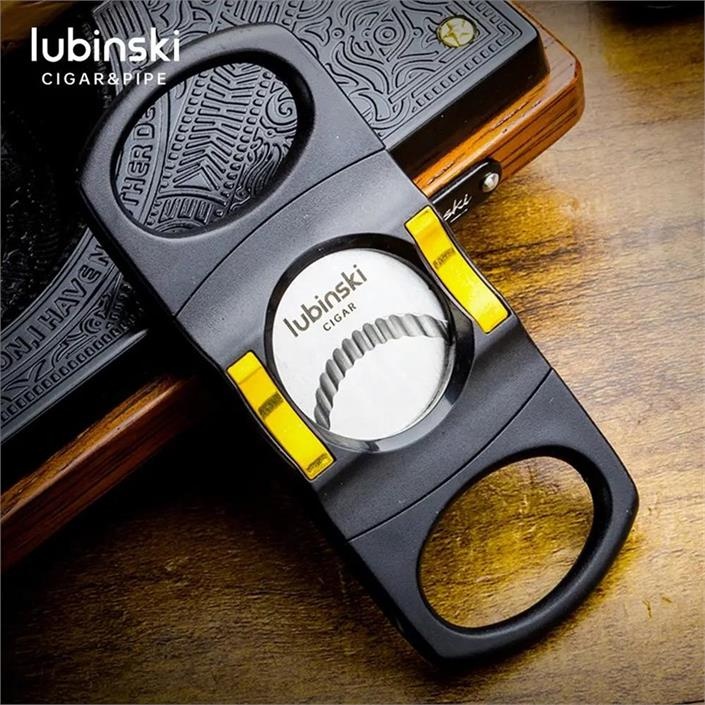Lubinski Plastik Standlı Puro Kesici Siyah/gold 60 Ring Lb-357